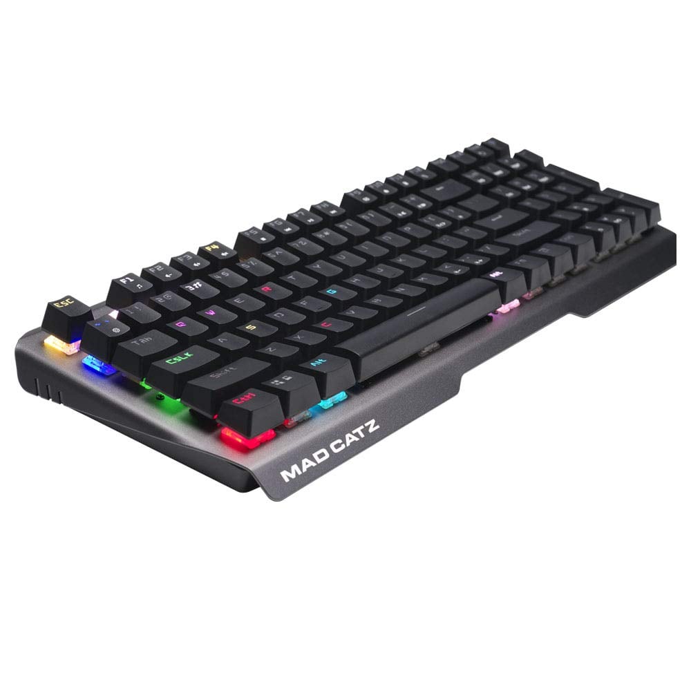 Mad Catz The Authentic S.T.R.I.K.E. 13 Compact Mechenical RGB Gaming Keyboard Black