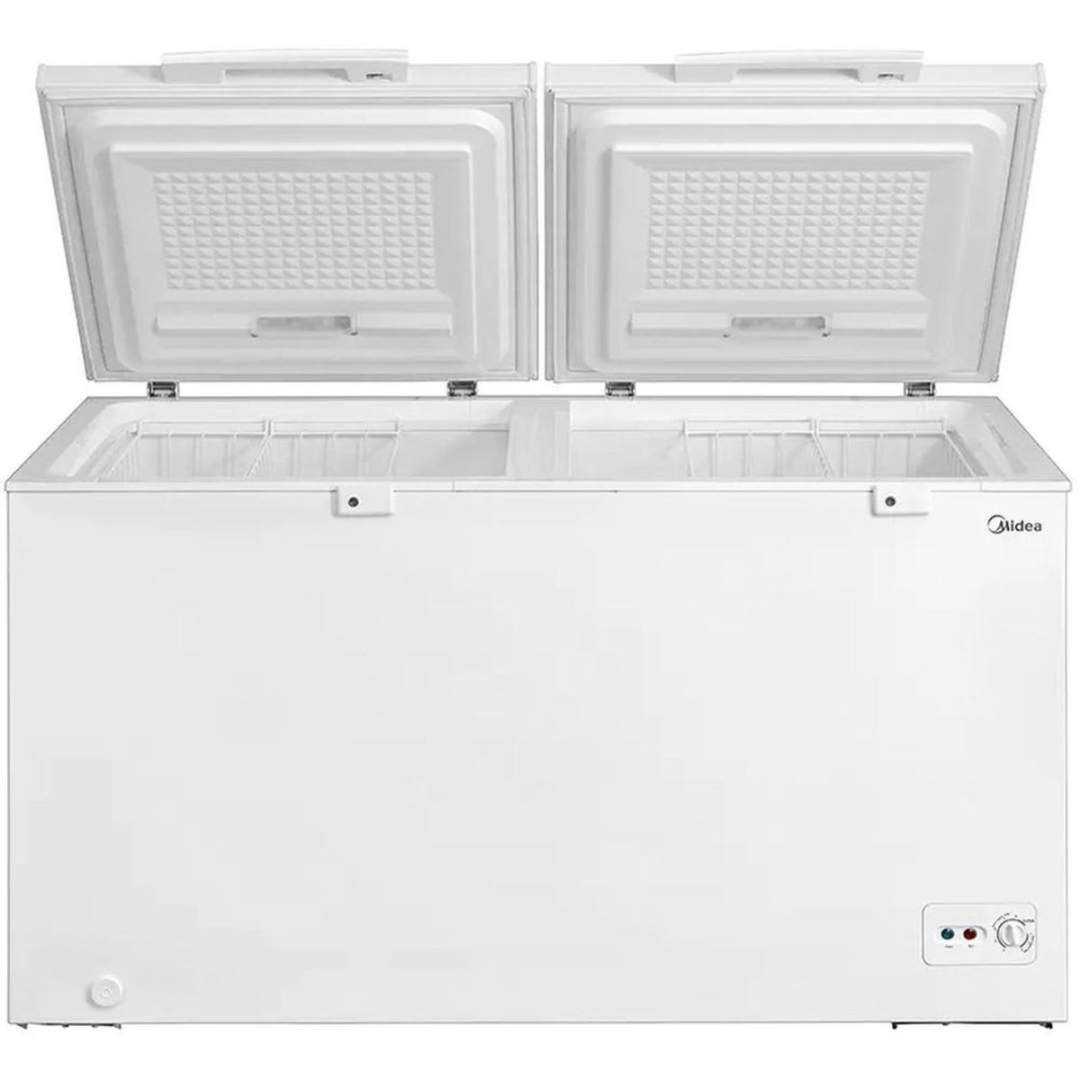 Midea 19.8 Cu.Ft Double Door Manual Defrost Chest Freezer 560L White