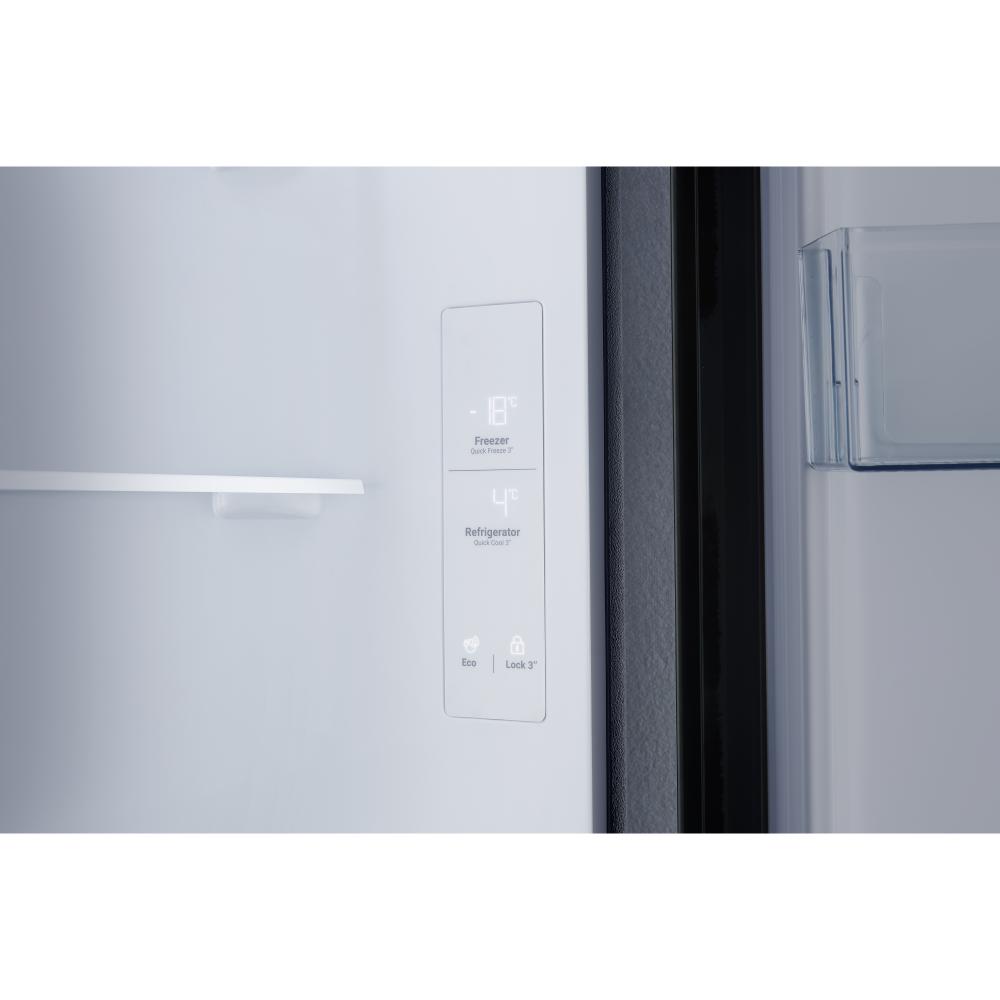 Hitachi Side by Side Double Door Refrigerator | 23.2 Cu.Ft (656L) | Digital Temperature Control | HRSN9713ESGSSA | Glass Silver