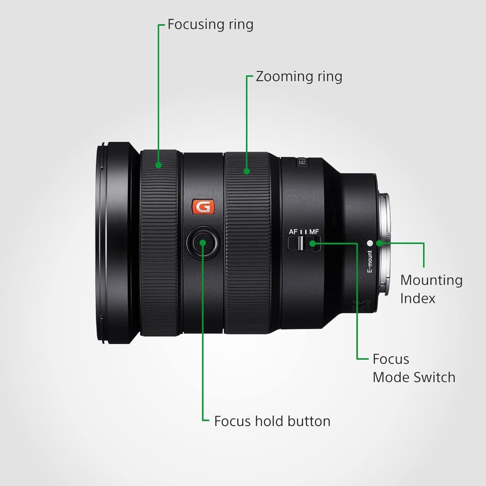 Sony FE 16–35mm | SEL1635GM | F2.8 GM | Wide-Angle Zoom Lens | Full-Frame E-Mount | Black
