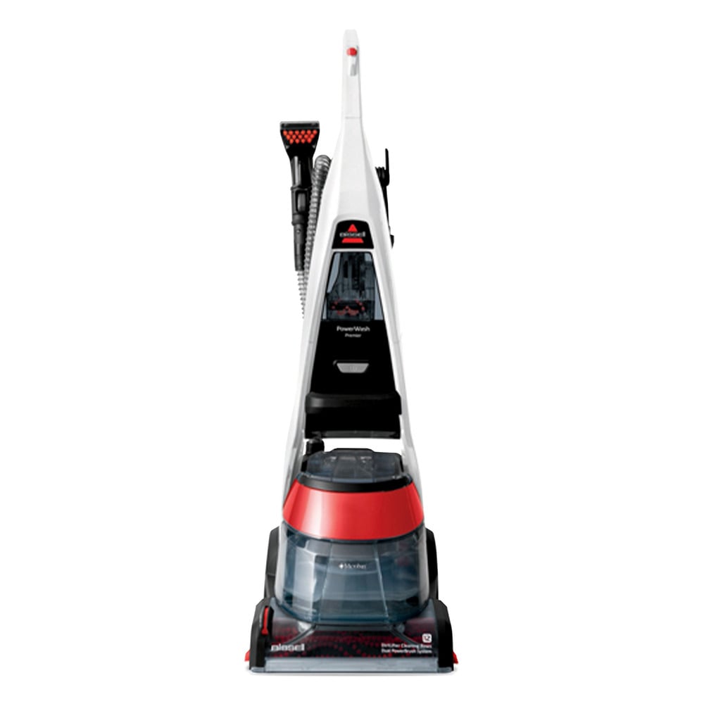 Bissell PowerWash Premier (1456E) Upright Furniture Carpet Cleaner | 3L | White/Red