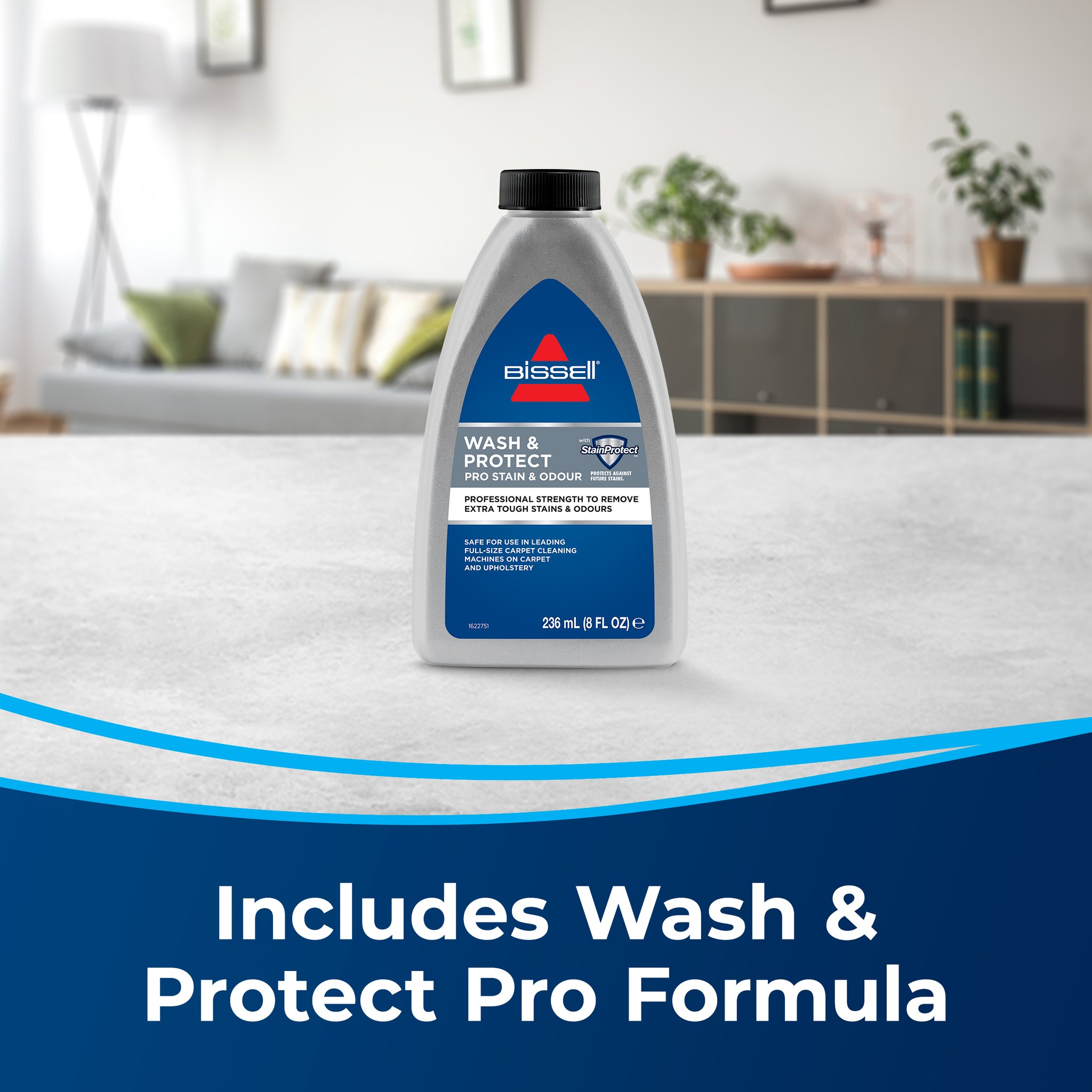 Bissell PowerWash Premier (1456E) Upright Furniture Carpet Cleaner | 3L | White/Red