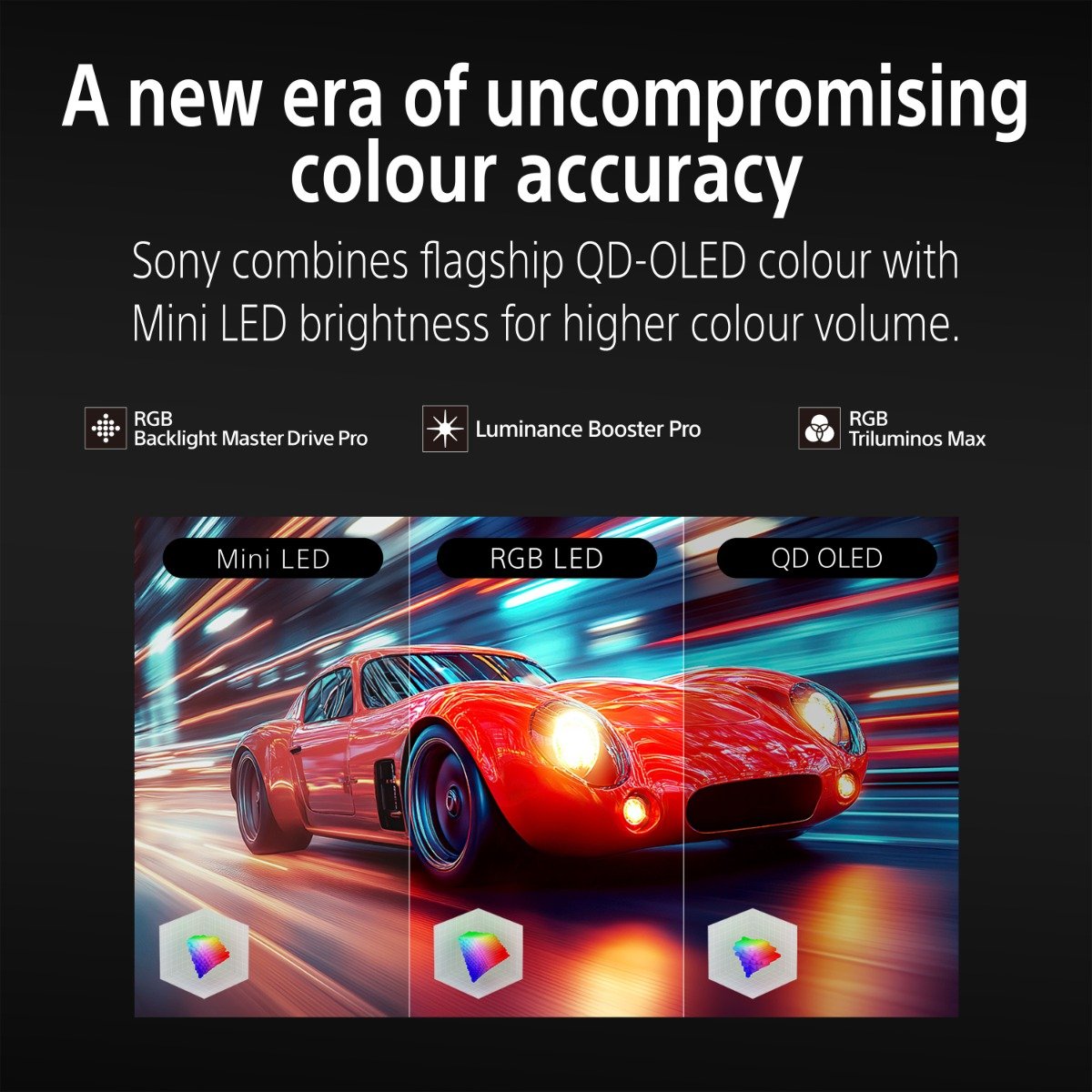 تلفزيون سوني BRAVIA 9 II موديل K-85XR90M2 مقاس 85 بوصة بدقة 4K وتقنية True RGB LED مع Google TV