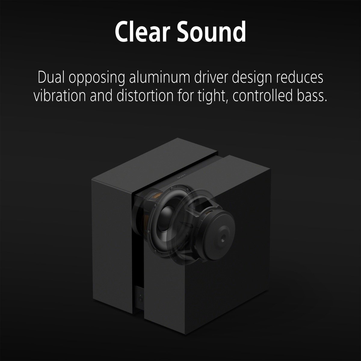 Sony BRAVIA Theatre Sub 9 SA-SW9 | 600W Wireless Subwoofer with Dual 200mm Drivers