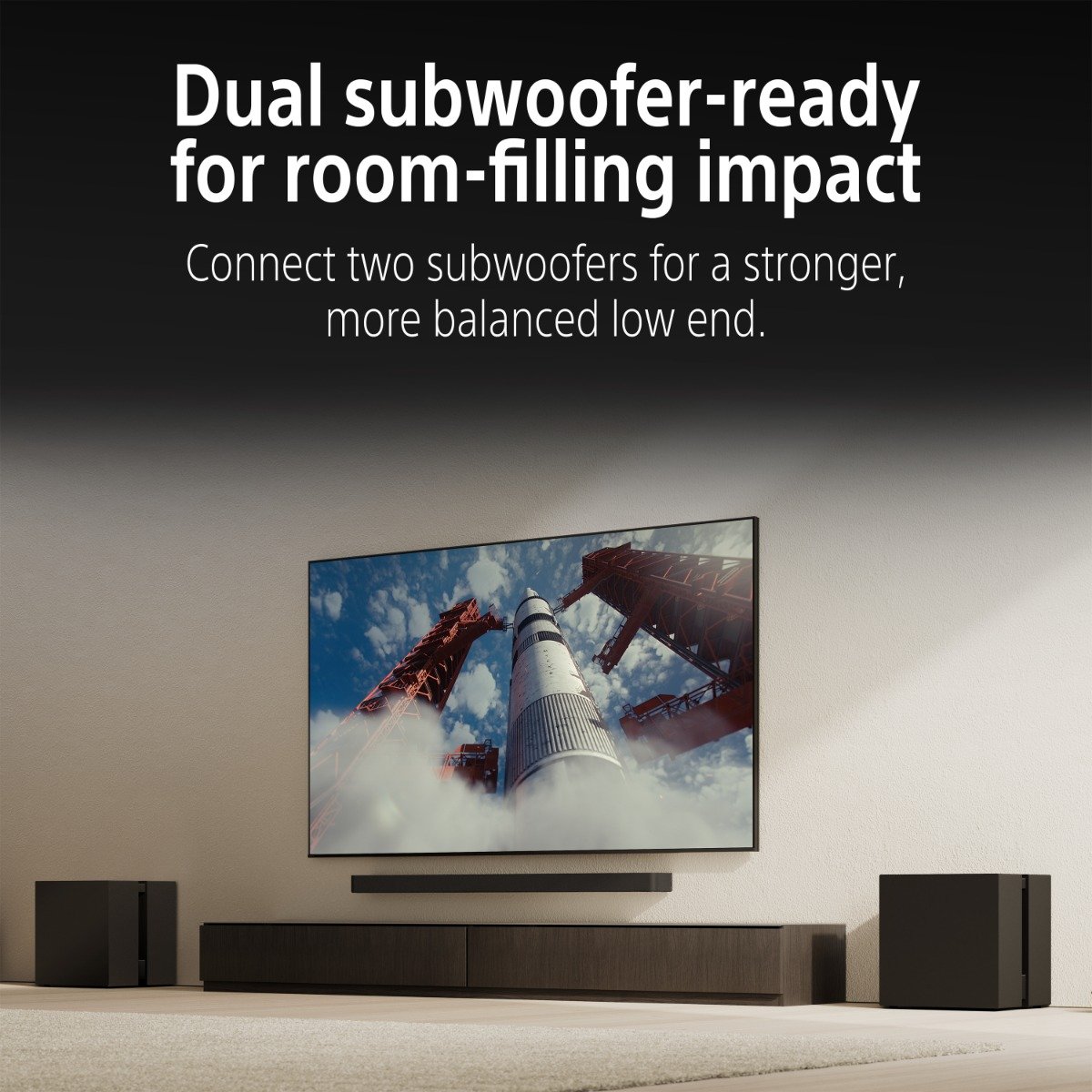 Sony BRAVIA Theatre Sub 9 SA-SW9 | 600W Wireless Subwoofer with Dual 200mm Drivers