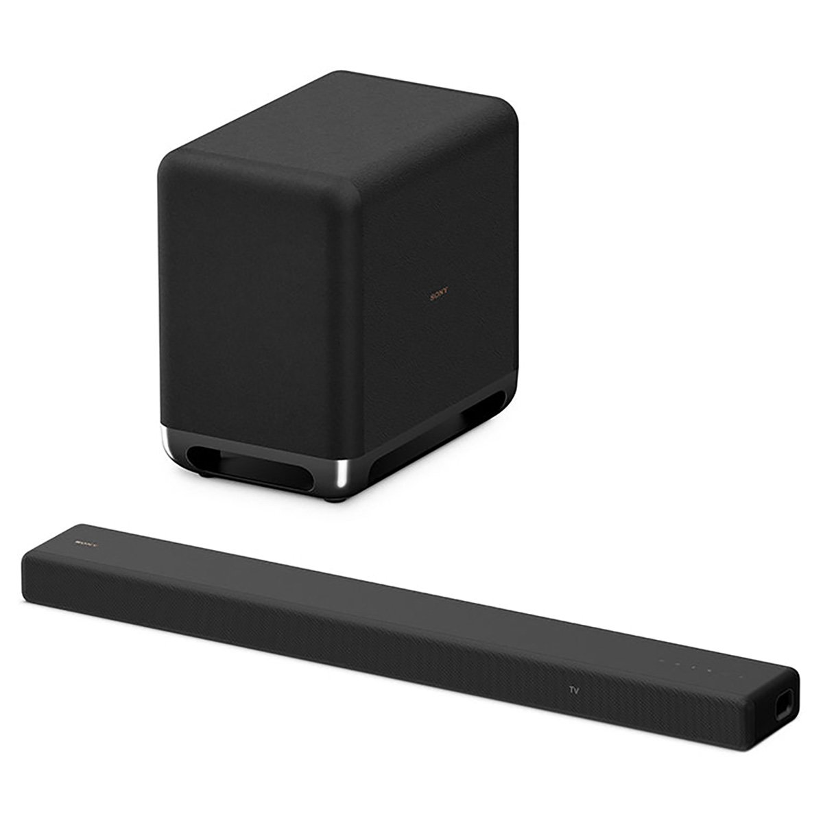Sony HT-A3000 250W A Series 3.1 Channel 360 Spatial Sound Mapping Soundbar Dolby Home Theatre System Black with SONY SA-SW5 300W Additional Wireless Subwoofer