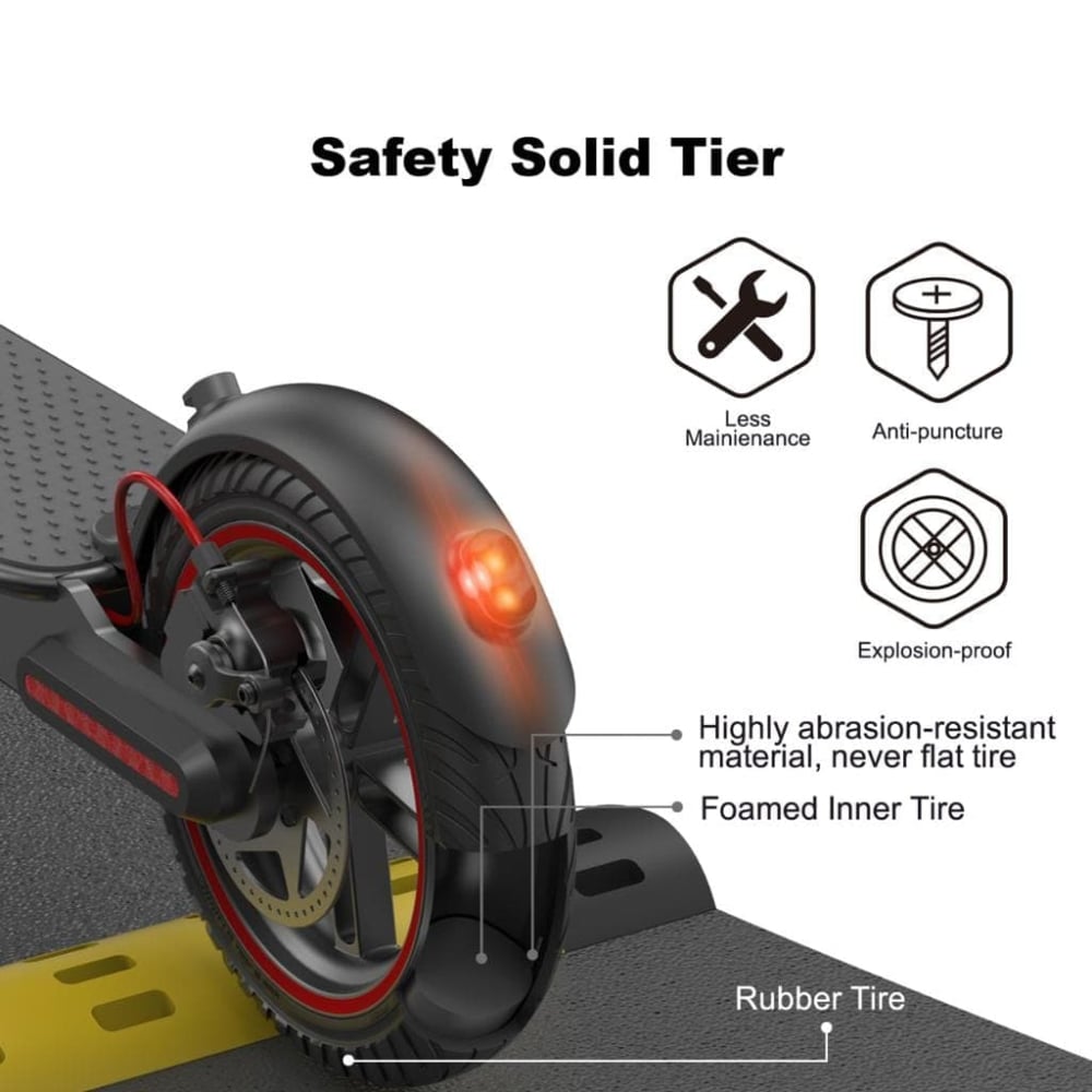 Dido Brushless DC motor up to 25 km Speed Electric Scooter 1.5M Black