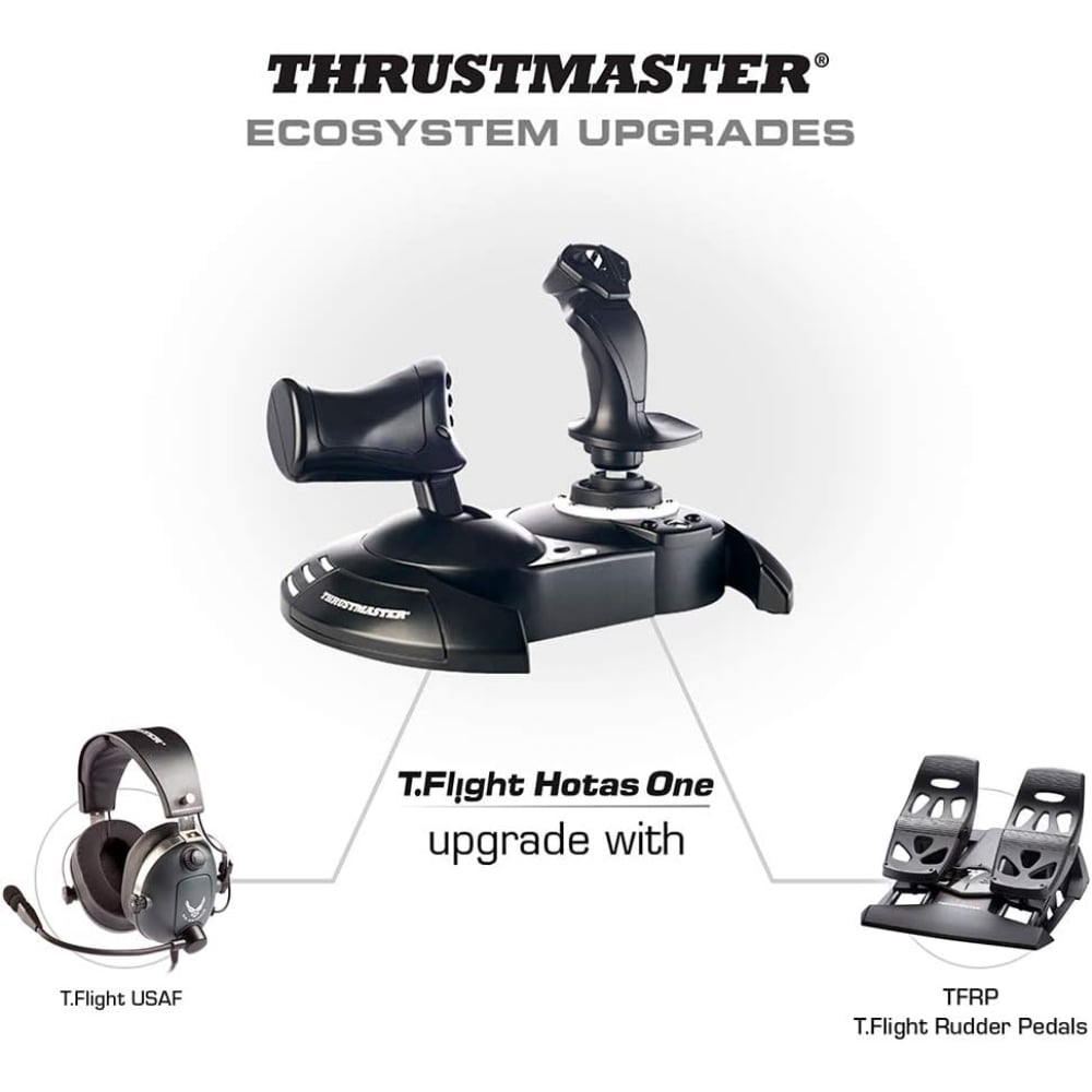Thrustmaster T.Flight Hotas One High-Precision Joystick With Throttle for Xbox Series Black