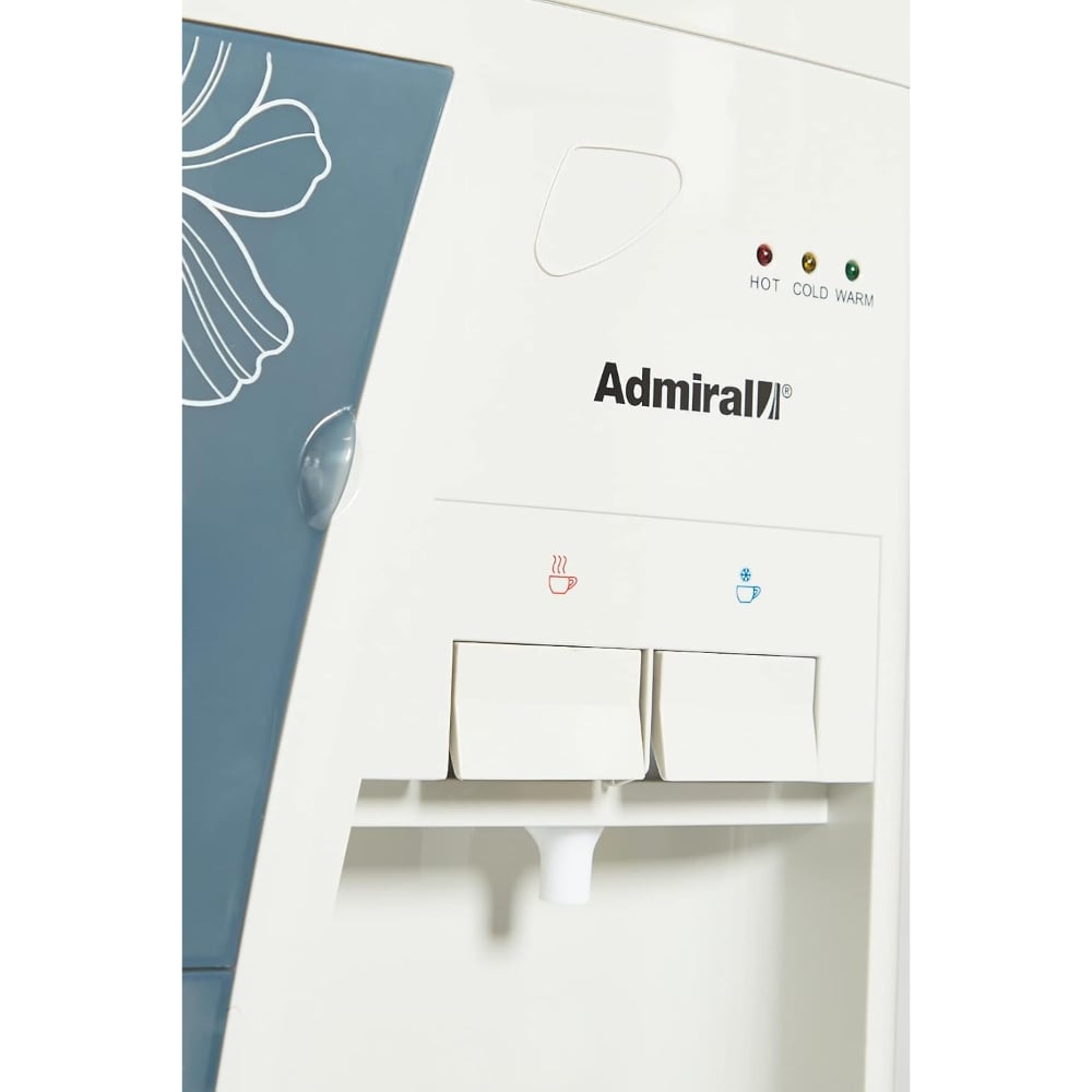 Admiral Top Load Water Dispenser | Hot & Cold | Built-in Refrigerator | White | ADWD2TR