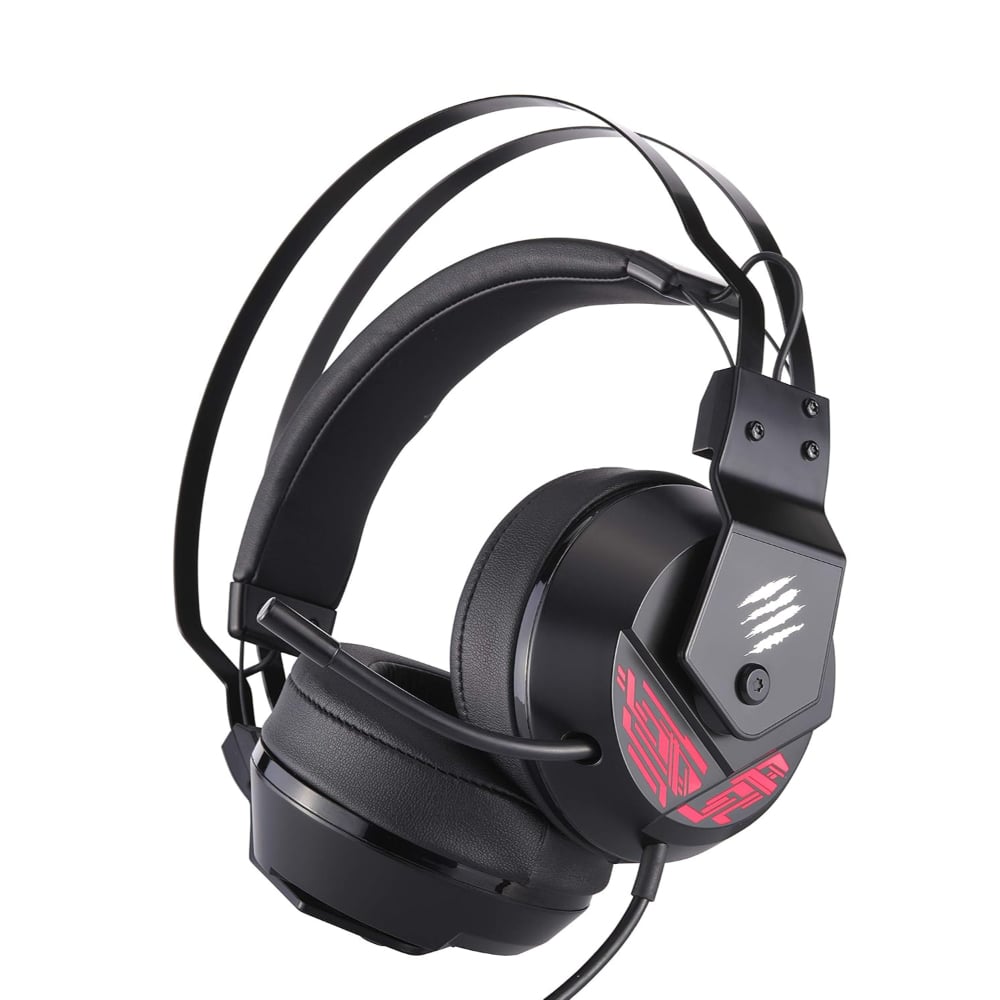 Mad Catz Authentic F.R.E.Q. 4 Virtual 7.1Ch Surround Sound Gaming Stereo Wired Over-Ear Headphone Black