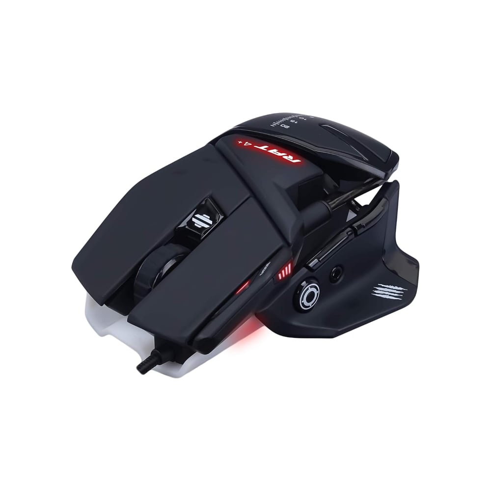 Mad Catz The Authentic R.A.T. 4+ Optical Wired Gaming Mouse Black