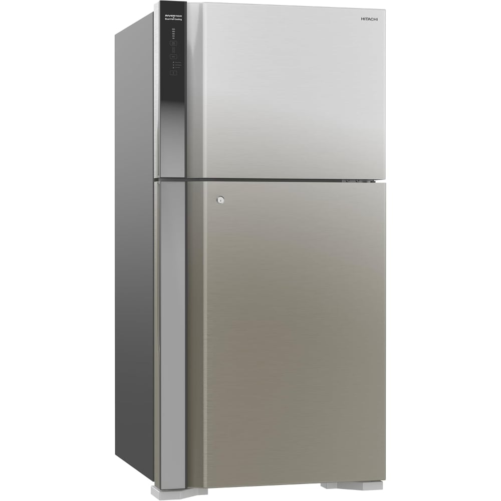 Hitachi 18 Cu.Ft Dual Fan Cooling Inverter Compressor Double Door Top Mount Refrigerator 510L Silver