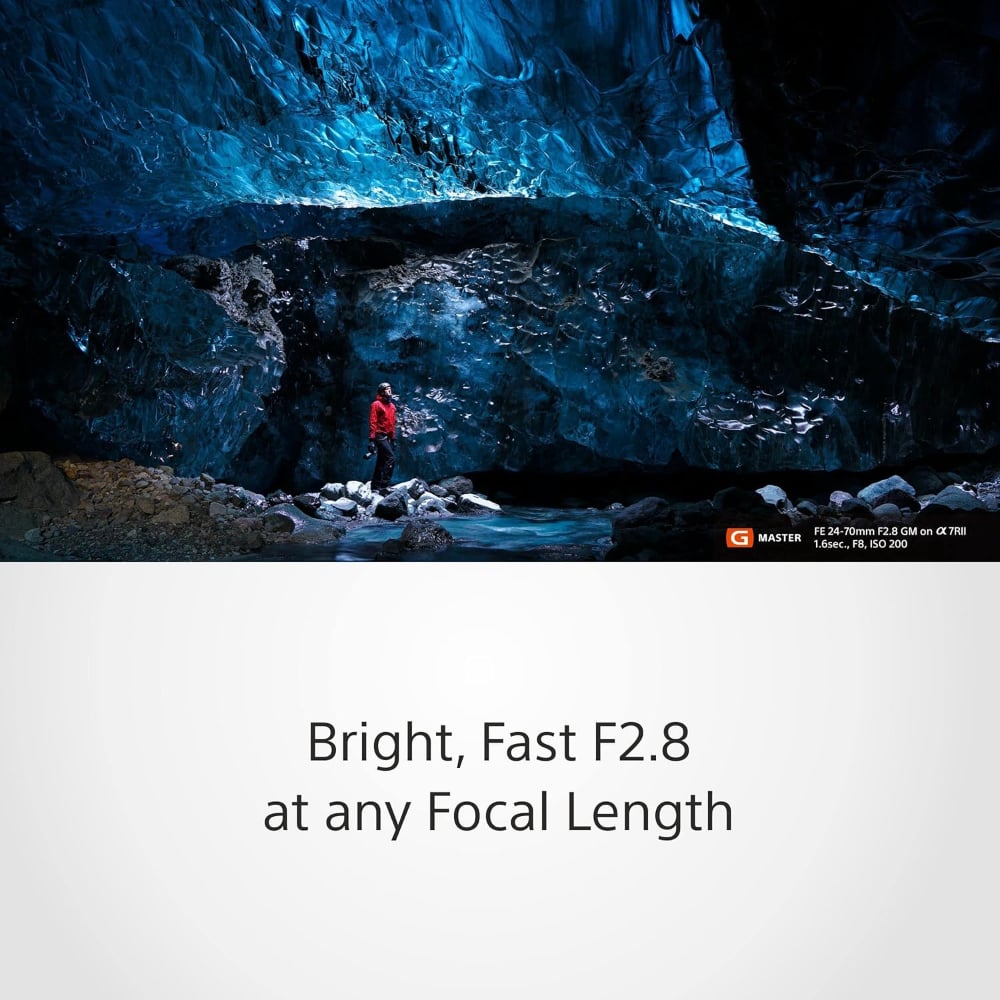 Sony FE 24–70mm | SEL2470GM | F2.8 GM | Standard Zoom Lens | Full-Frame E-Mount | Black