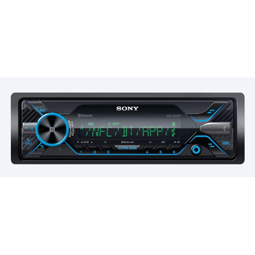 Sony Single Din Bluetooth Front USB AUX Car Stereo Digital Media Receiver Black