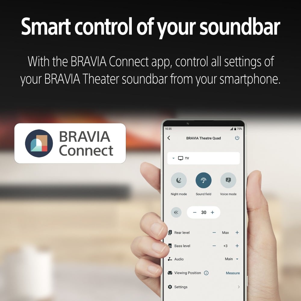 نظام مسرح منزلي سوني BRAVIA Theatre System 6 بصوت 5.1 وقوة 1000 واط – أسود