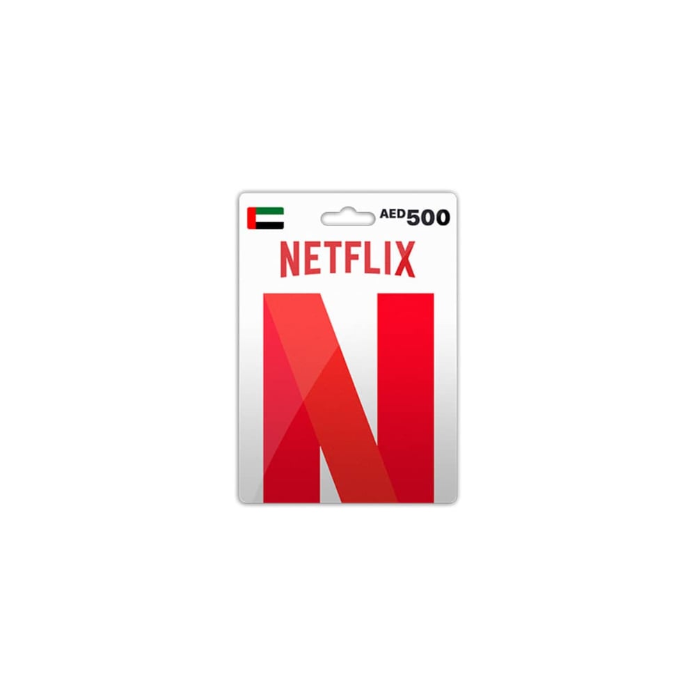 Netflix Gift Card UAE 500 AED Delivery By Email Digital Code White/Red