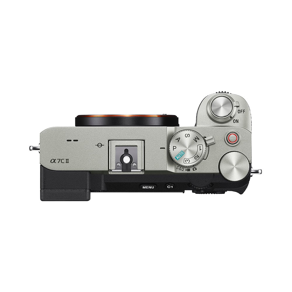 Sony ILCE-7CM2 α7C II 33.0 MP Full-Frame 4K 60p Recording Autofocus Interchangeable-Lens Mirrorless Vlog Camera Silver with Sony SEL1635GM2 E Mount FE 16–35 mm F2.8 GM Wide-Angle Zoom Full Frame Lens