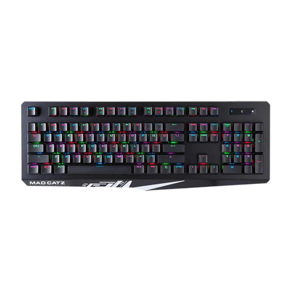 Mad Catz The Authentic S.T.R.I.K.E. 4 Mechanical RGB Gaming Keyboard Black