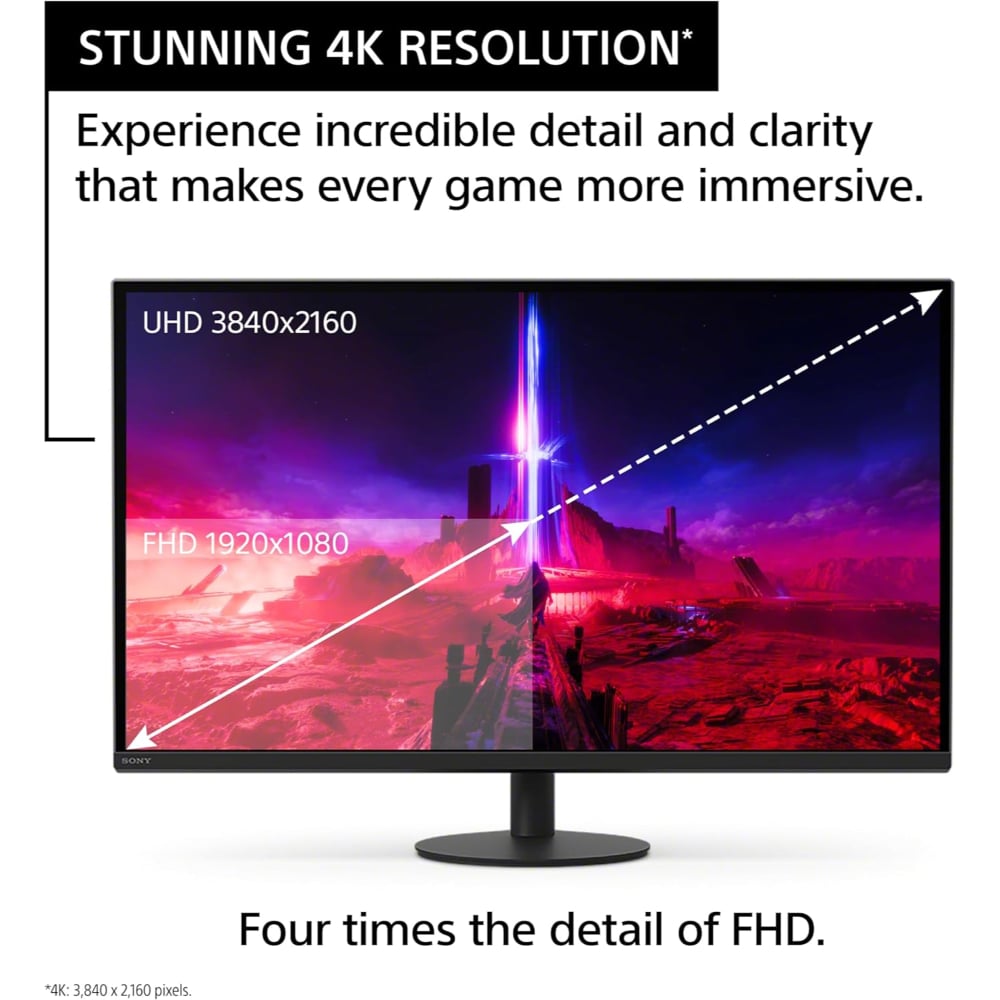 Sony Inzone M9 Ii 4K Hdr 27 Inch 160Hz IPS LCD 4K UHD 1ms Response Time HDMI 2.1 Gaming Monitor Black