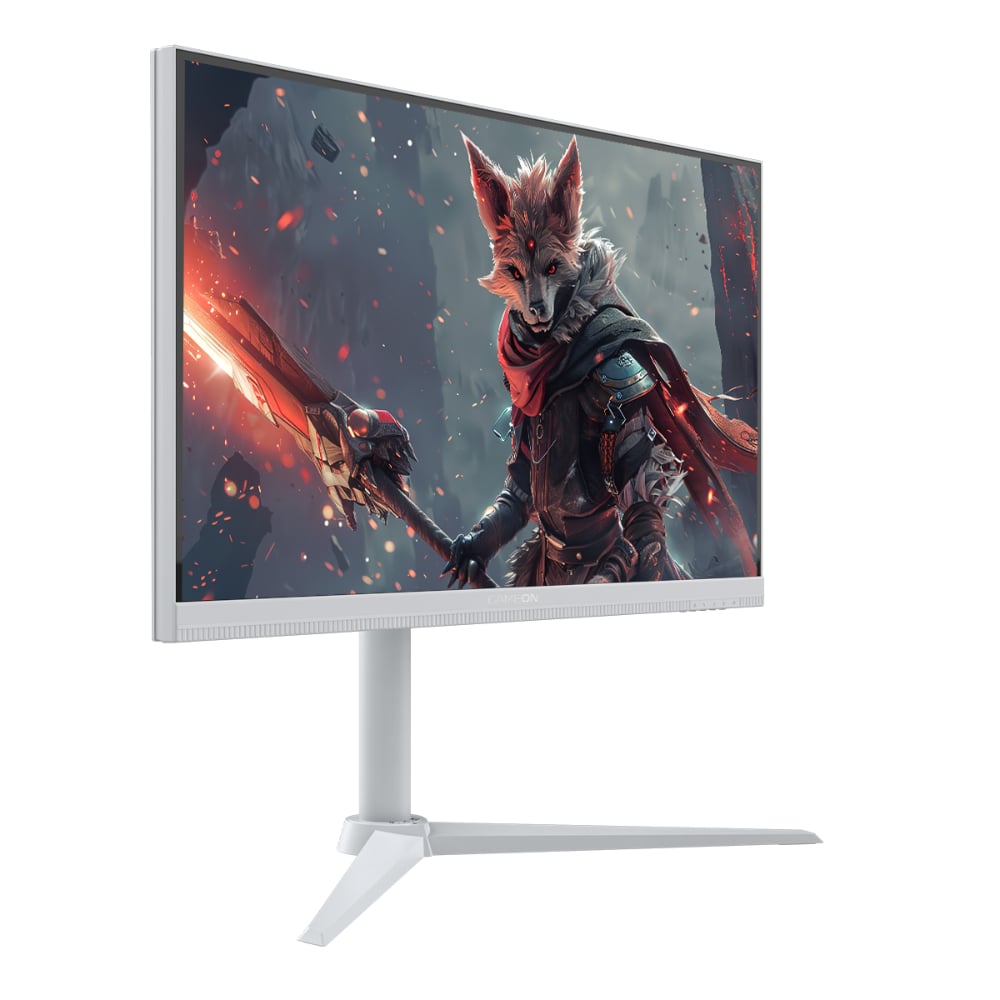 Gameon Artic Pro-Series 24 Inch 380Hz Fast IPS FHD 0.5ms Response Time HDMI 2.1 Gaming Monitor White
