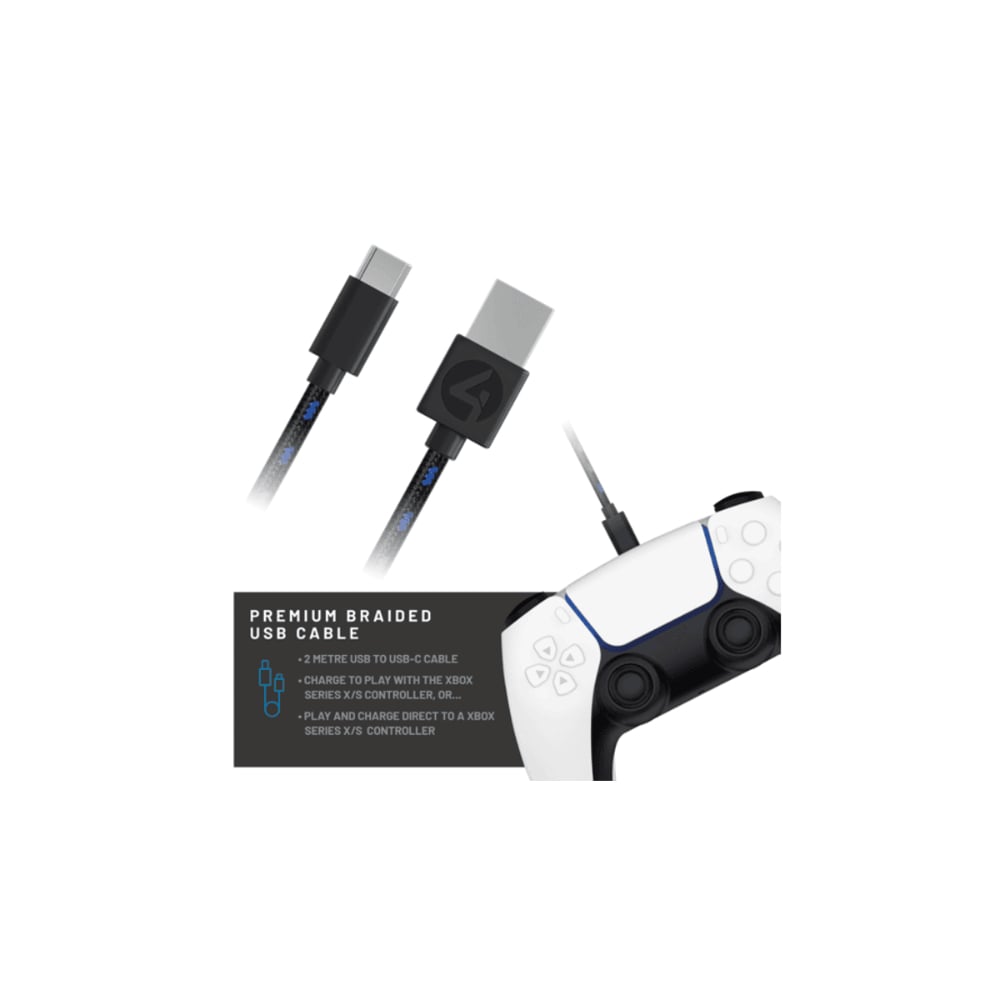 4Gamers Ultimate Dual | PS5 Charging Station & Headset Stand | Dual Charging | Black