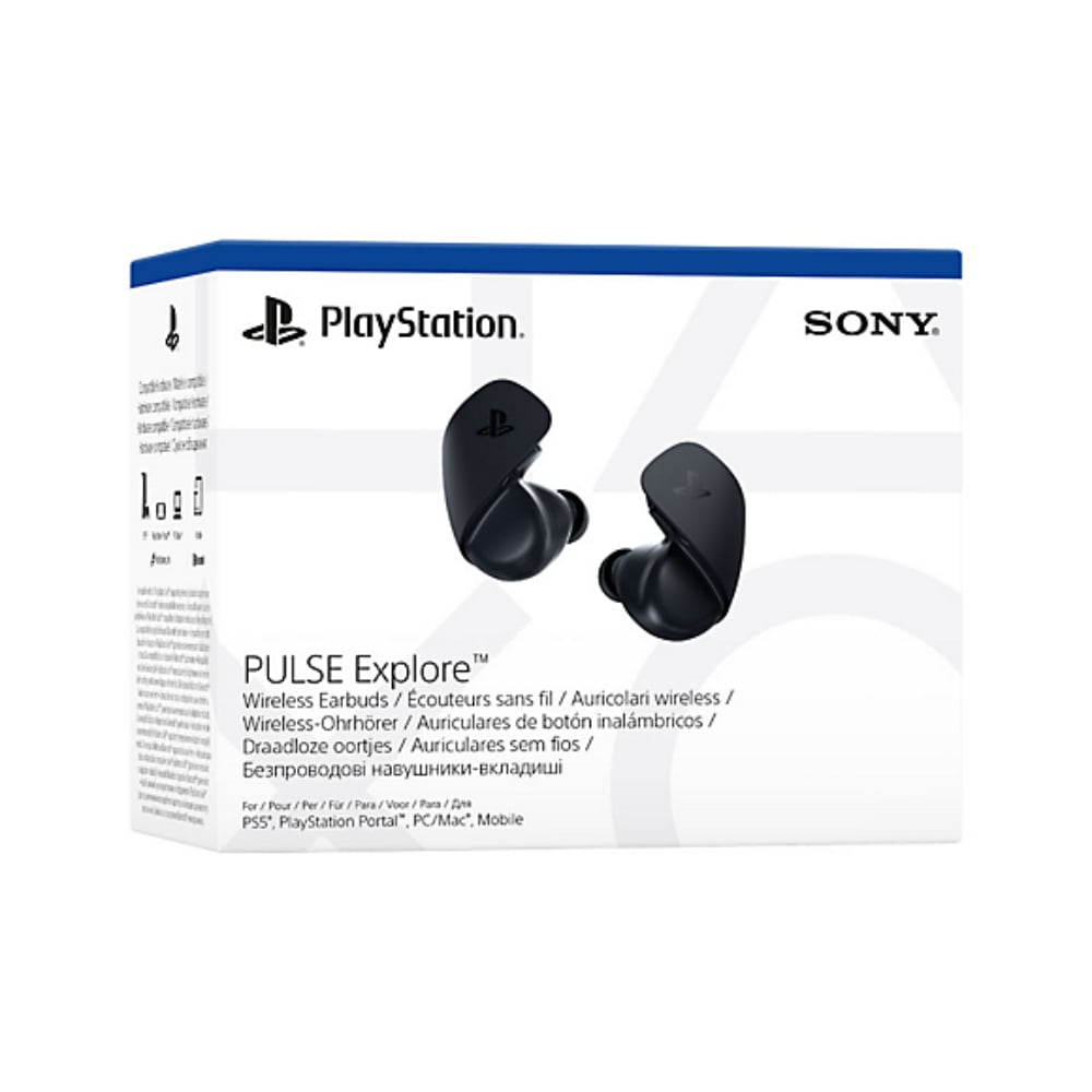 Sony Pulse Explore Wireless In-Ear Gaming Earbuds Midnight Black