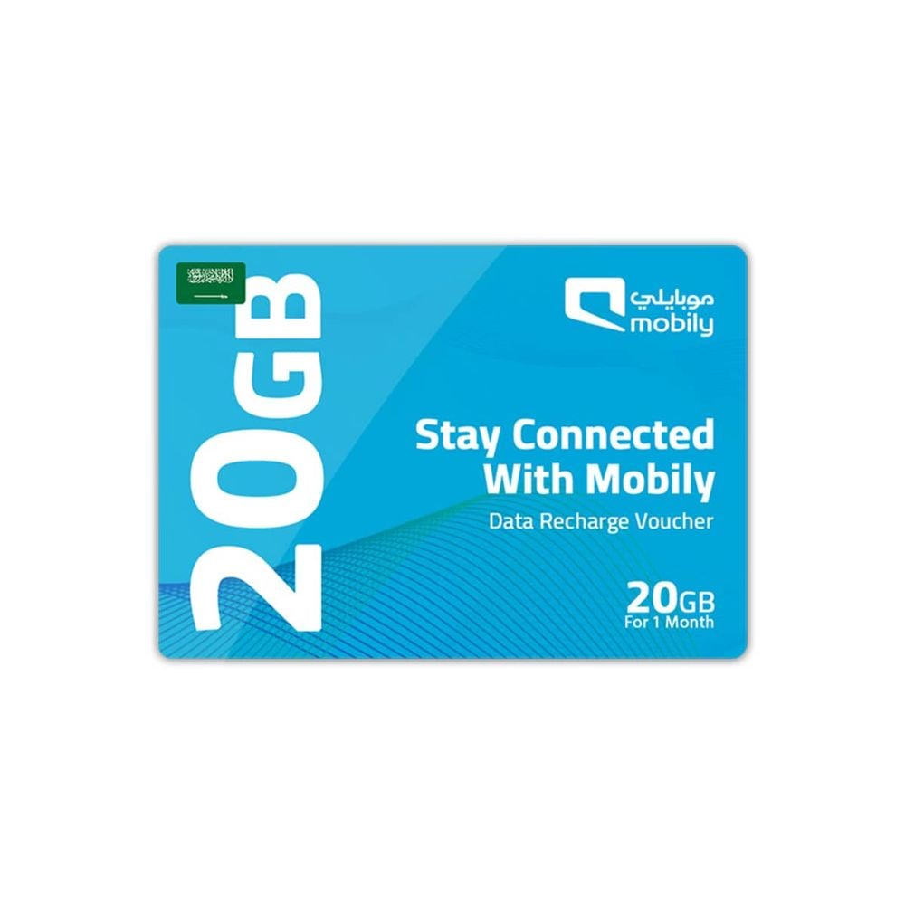 Mobily Data 20 Giga 1M 