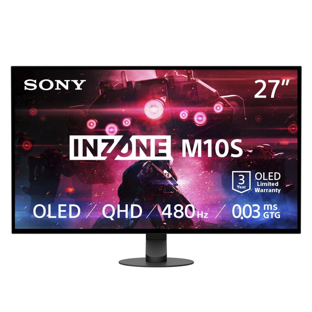 Sony Inzone M10S 27 Inch 480Hz Fast IPS Oled QHD 0.03 Ms Response Time HDMI 2.1 Gaming Monitor Black