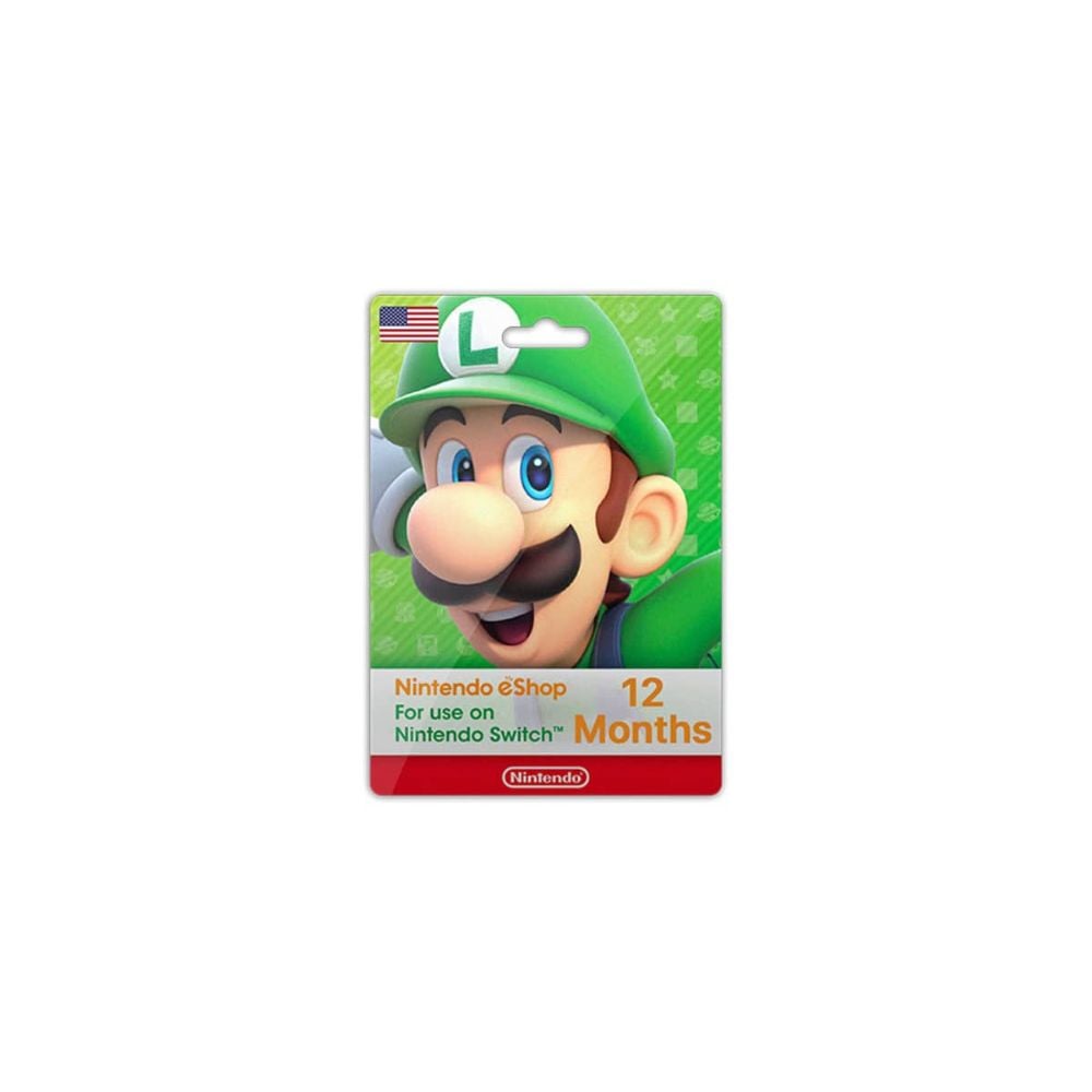 Nintendo eShop Membership Card USA 12 Month 21$ Multicolour