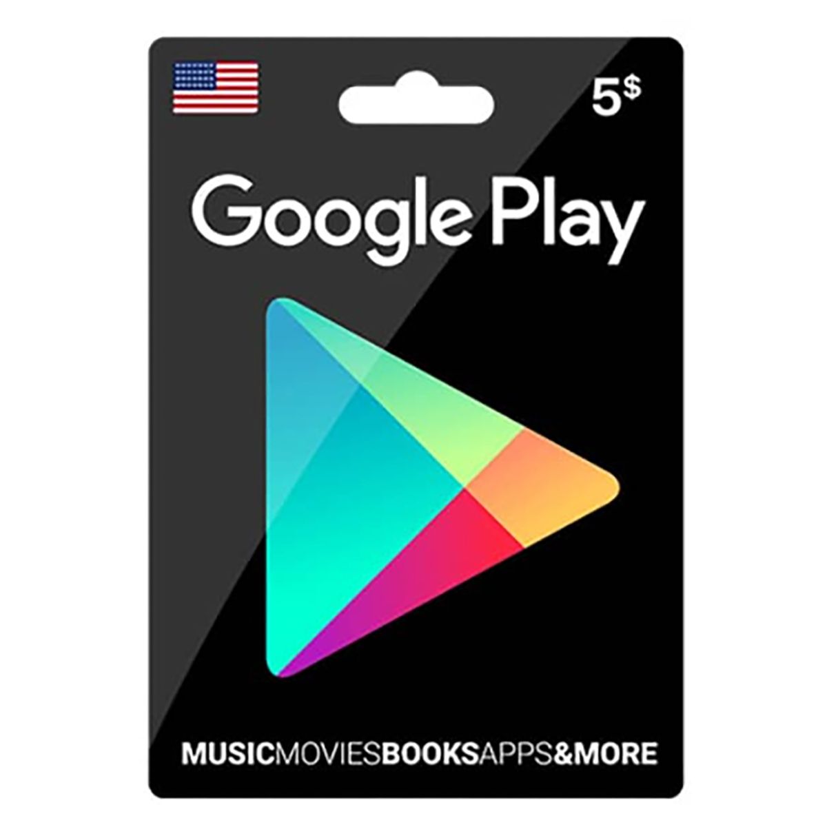 Google Play USD 5 Delivery By Email Digital Code