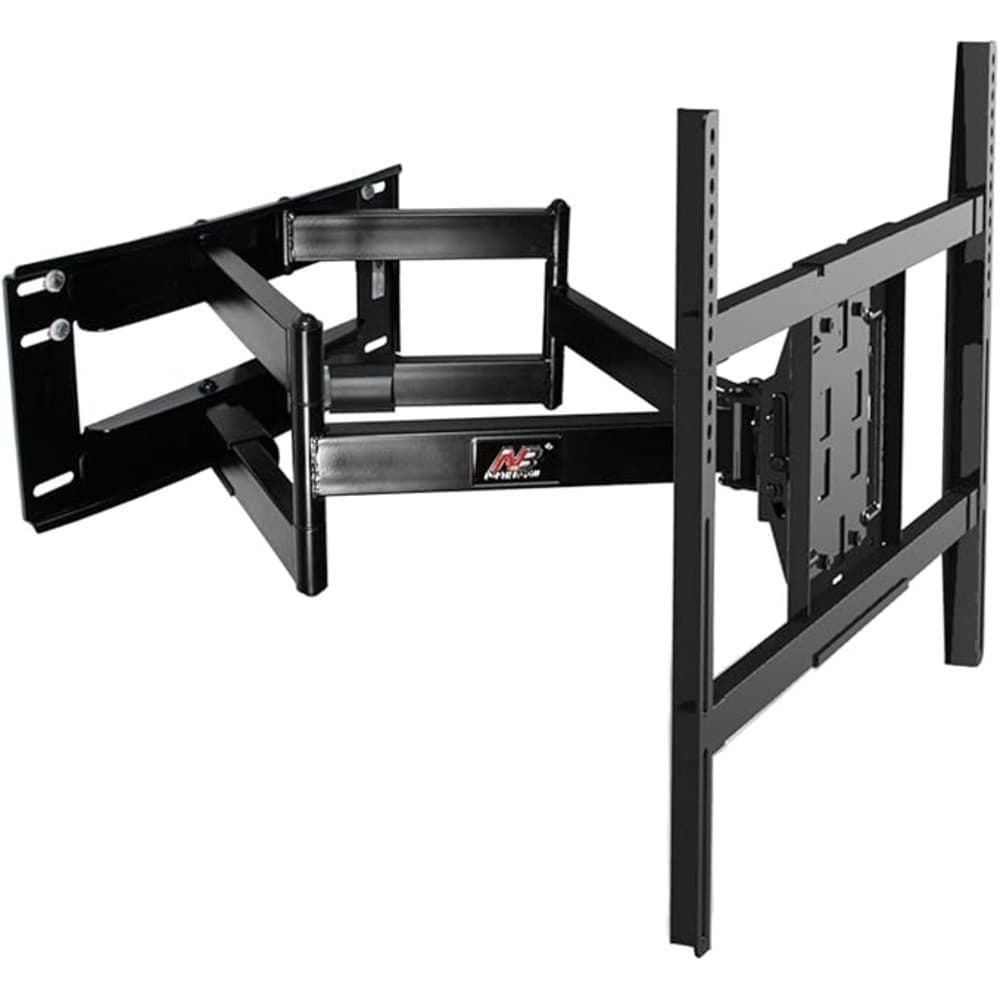 North Bayou 75 Inch To 110 Inch Full Motion Heavy Duty Tv Wall Mount Bracket With Double Extendable Arm Black