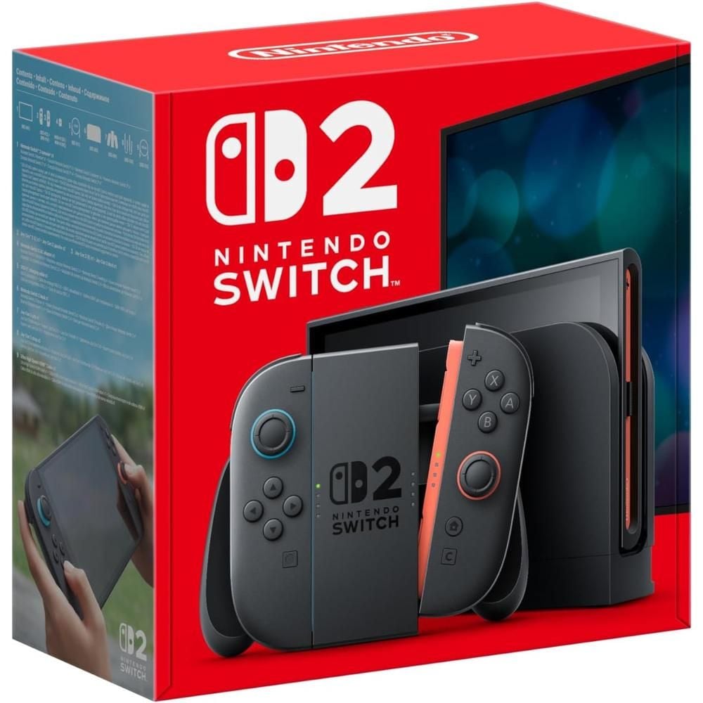Nintendo Switch 2 Console with Joy Con 2 Light Blue-Red