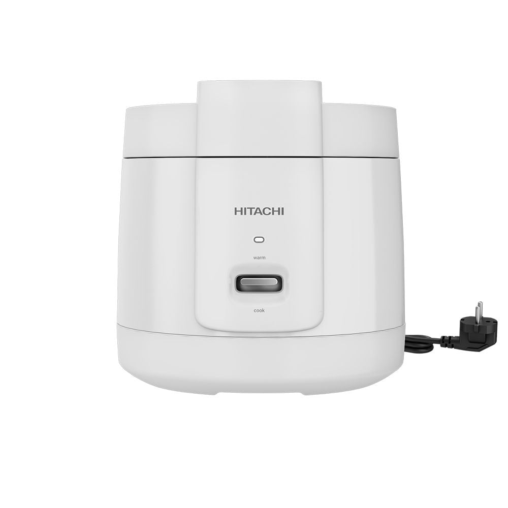 Hitachi Aluminum Body Non-Stick Corded Electric Rice Cooker 1.8L White