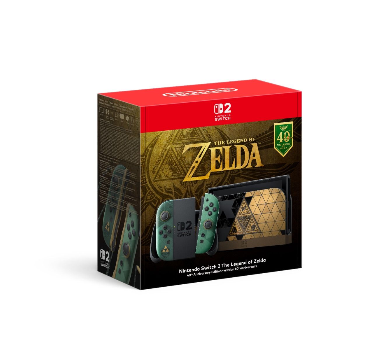 جهاز Nintendo Switch 2 – إصدار الذكرى الأربعين من The Legend of Zelda