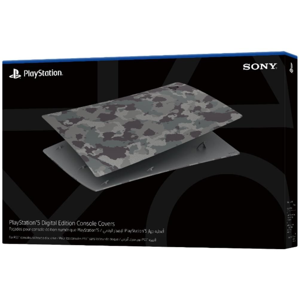 PS5 Digital Cover - Grey CAMO