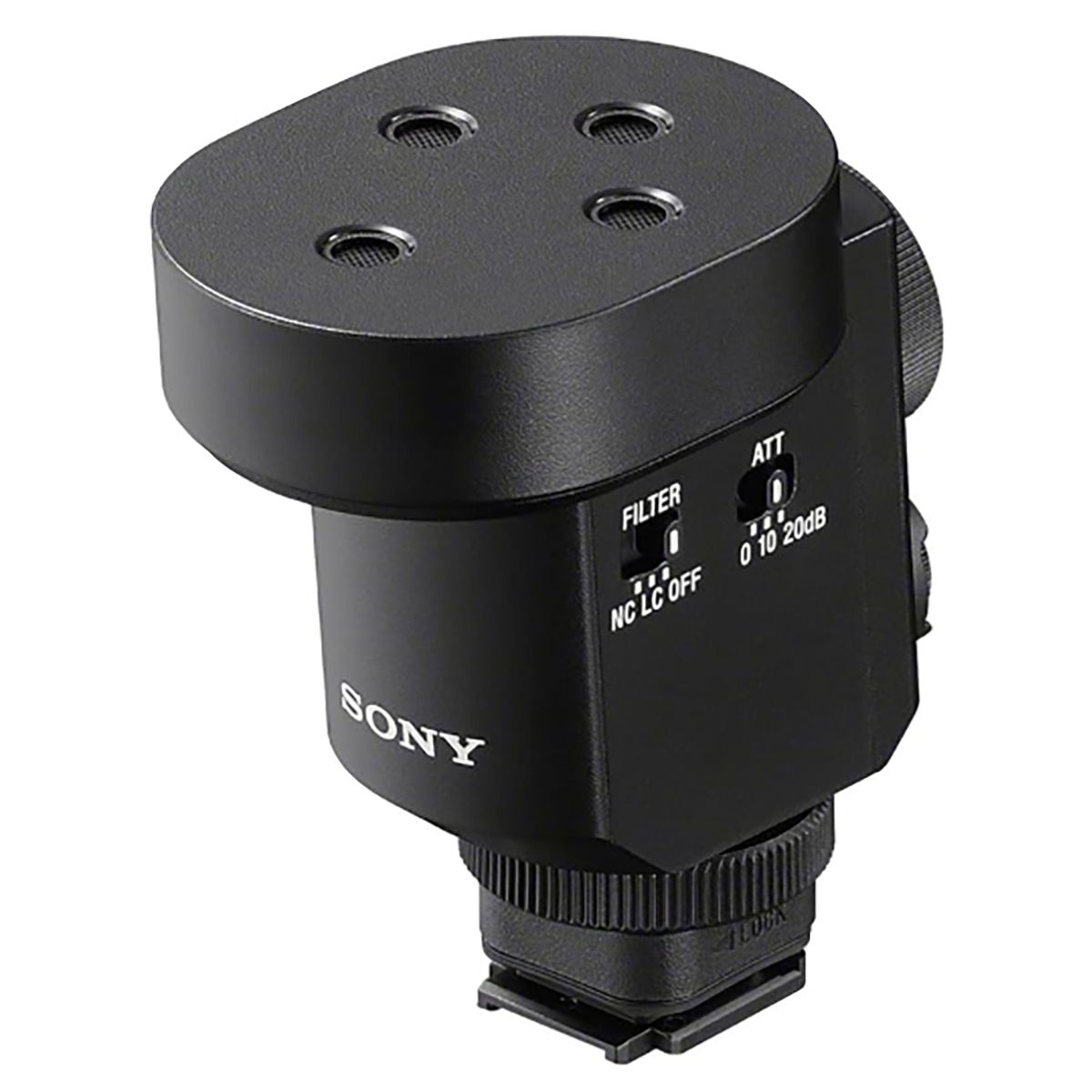 Sony Eight Audio Recording Modes Digital Shotgun Camera Microphone Black
