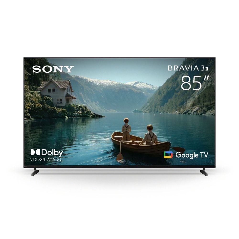 تلفزيون Sony BRAVIA 3 II مقاس 85 بوصة بدقة 4K Ultra HD | معالج XR | معدل تحديث 120 هرتز | HDR | Dolby Vision وDolby Atmos | موديل 2026 | K-85XR30M2