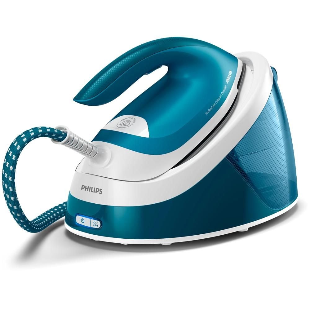Philips Steam Generator Iron |120g/min steam rate |6 Bar 360g Steam Boost SteamGlide |1,3L fix water tank|GC6815/26| Blue