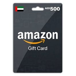بطاقة هدايا أمازون الإمارات 500 درهم إماراتي إرسال الكود بالبريد الإلكتروني أسود