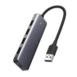 موزع يوجرين 4 في 1 من USB-A 3.2 إلى Micro USB | رمادي | UG-CM219-50985