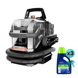 Bissell SpotClean HydroSteam (3700E) Portable Deep Cleaner | Powerful Cleaning | Black