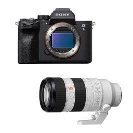 سوني ILCE-7SM3 كاميرا ألفا عالية الديناميكية 4K 120P 12.1MP بدون مرآة باللون الأسود عدسة GM OSS II FE 70-200mm F2.8