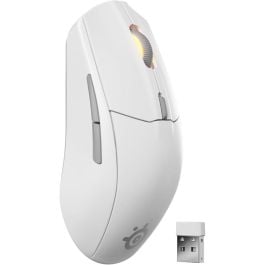 ستيل سيريز ماوس Rival 3 Wireless Gen 2 | 2.4GHz/بلوتوث | أبيض | SS-62524