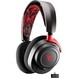 ستيل سيريز سماعة Arctis Nova 7 اللاسلكية | إصدار FaZe Clan، اتصال مزدوج | أسود | SS-61556