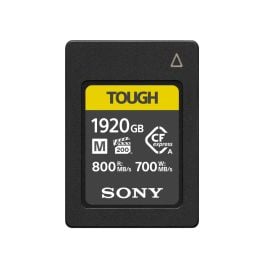 سوني CFexpress Type A Tough | CEA-M1920T | 1920 جيجابايت | سرعة قراءة 800MB/s | سرعة كتابة 700MB/s | أسود