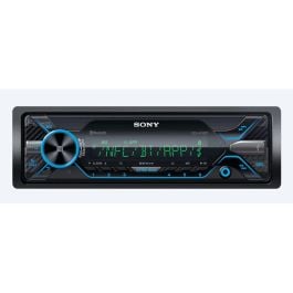 Sony DSX-A416BT Single Din Bluetooth Front USB AUX Car Stereo Digital Media Receiver Black