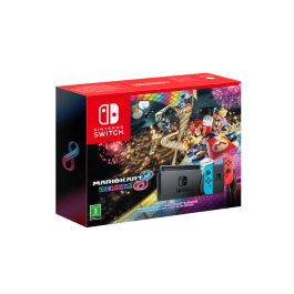 جهاز Nintendo Switch 1.1 + لعبة Mario Kart 8 Deluxe – حزمة متكاملة