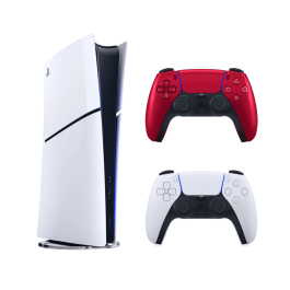 PlayStation®5 Digital Edition 825GB Console with extra Dualsense Wireless Controller - Volcanic Red