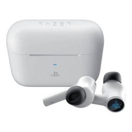 Razer Hammerhead HyperSpeed Wireless Gaming Earbuds | Multi-Platform | PlayStation Edition | White | RZ12-03820300-R3G1