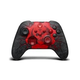 وحدة تحكم Xbox اللاسلكية الإصدار المحدود Gears of War: E-Day – أسود/أحمر
